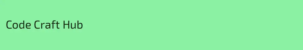 Code Craft Hub